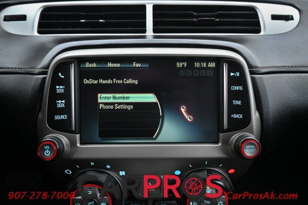 2015 Chevrolet Camaro LT - 3.6L V6 - Automatic - Convertible - Power Leather Seats - HUD - Remote Start - Bluetooth - Backup Camera - Boston Acoustics Sound System - Low Miles Anchorage AK