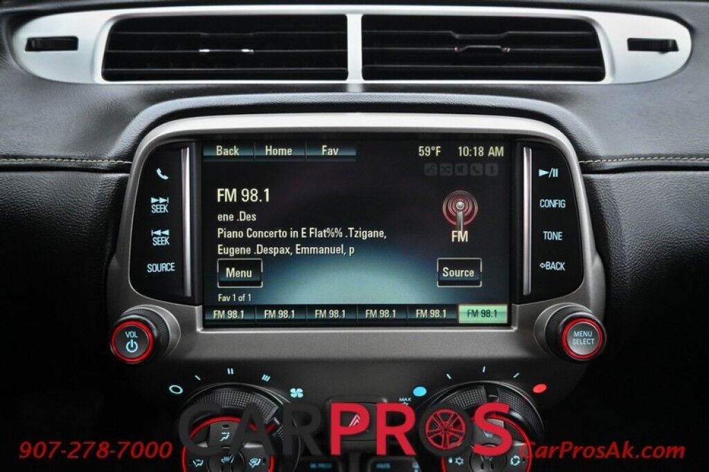 2015 Chevrolet Camaro LT - 3.6L V6 - Automatic - Convertible - Power Leather Seats - HUD - Remote Start - Bluetooth - Backup Camera - Boston Acoustics Sound System - Low Miles Anchorage AK