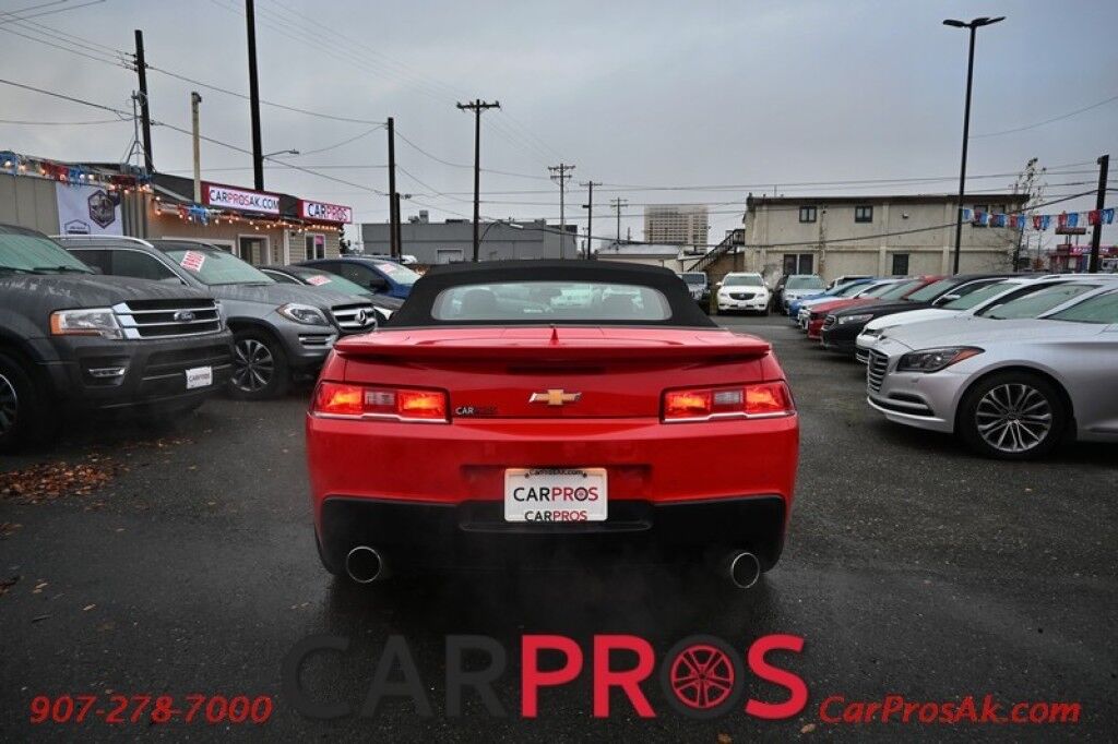 2015 Chevrolet Camaro LT - 3.6L V6 - Automatic - Convertible - Power Leather Seats - HUD - Remote Start - Bluetooth - Backup Camera - Boston Acoustics Sound System - Low Miles Anchorage AK