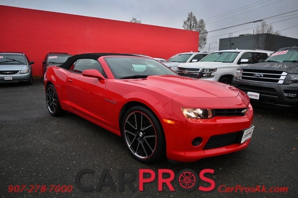 2015 Chevrolet Camaro LT - 3.6L V6 - Automatic - Convertible - Power Leather Seats - HUD - Remote Start - Bluetooth - Backup Camera - Boston Acoustics Sound System - Low Miles Anchorage AK
