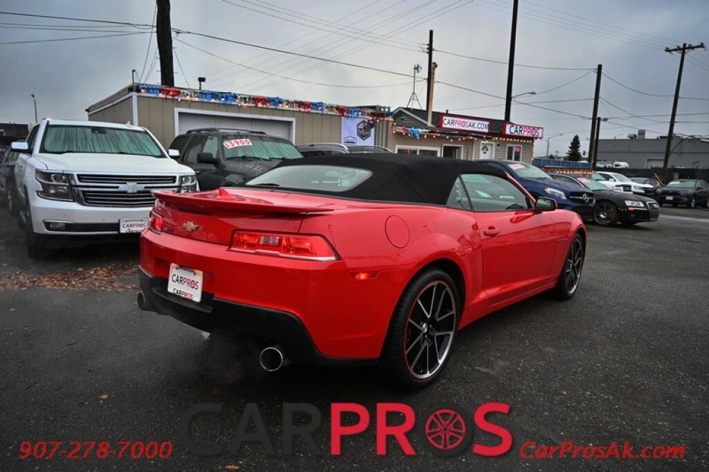 2015 Chevrolet Camaro LT - 3.6L V6 - Automatic - Convertible - Power Leather Seats - HUD - Remote Start - Bluetooth - Backup Camera - Boston Acoustics Sound System - Low Miles Anchorage AK