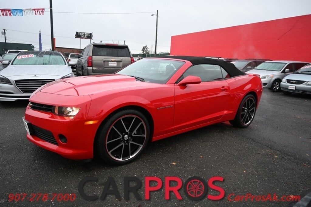 2015 Chevrolet Camaro LT - 3.6L V6 - Convertible - Power Leather Seats - HUD - Remote Start - Bluetooth - Backup Camera - Boston Acoustics Sound System - Low Miles