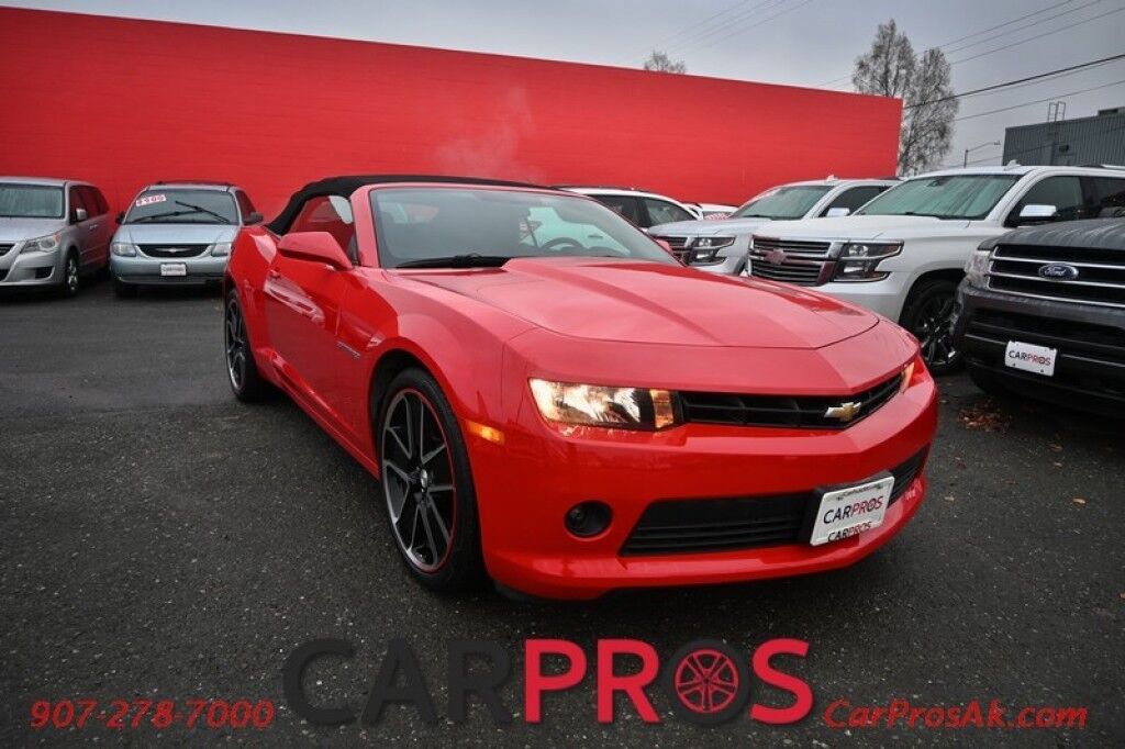 2015 Chevrolet Camaro LT - 3.6L V6 - Convertible - Power Leather Seats - HUD - Remote Start - Bluetooth - Backup Camera - Boston Acoustics Sound System - Low Miles