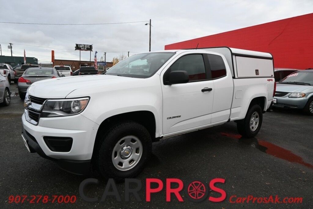 2015 Chevrolet Colorado WT 2.5L - 4X4 - Bluetooth - Backup Camera - A.R.E. Topper Paint Matched - 1 Owner Anchorage AK