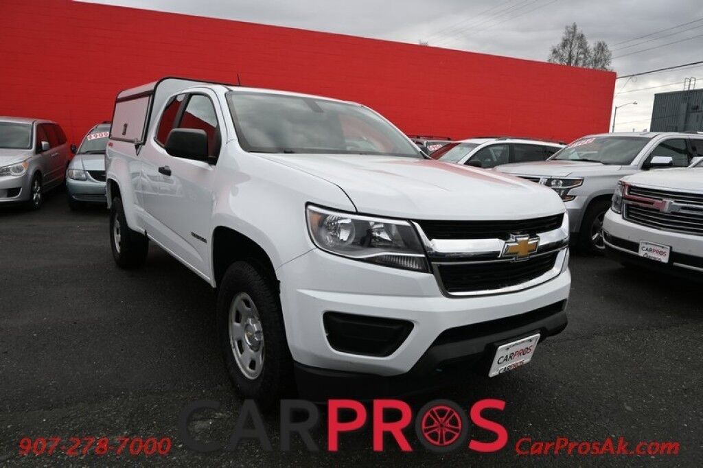 2015 Chevrolet Colorado Work Truck - 4X4 - Extened Cab - Bluetooth - Backup Camera - A.R.E. Topper Paint Matched - 1 Owner
