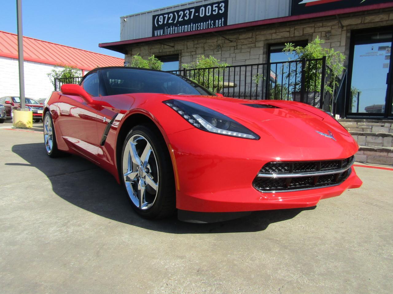 2015 Chevrolet Corvette 2dr Stingray Conv w/3LT Grand Prairie TX