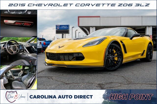 2015 Chevrolet Corvette Z06 3LZ / Ground Effects / Carbon Fiber Roof & Trim! High Point NC