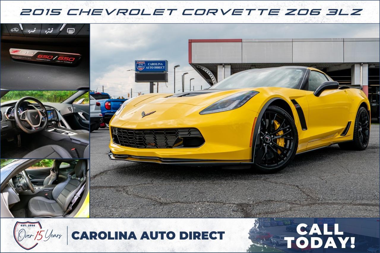 2015 Chevrolet Corvette Z06 3LZ / Ground Effects / Carbon Fiber Roof & Trim! Lincolnton NC