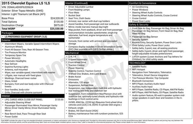 2015 Chevrolet Equinox LS Raleigh NC
