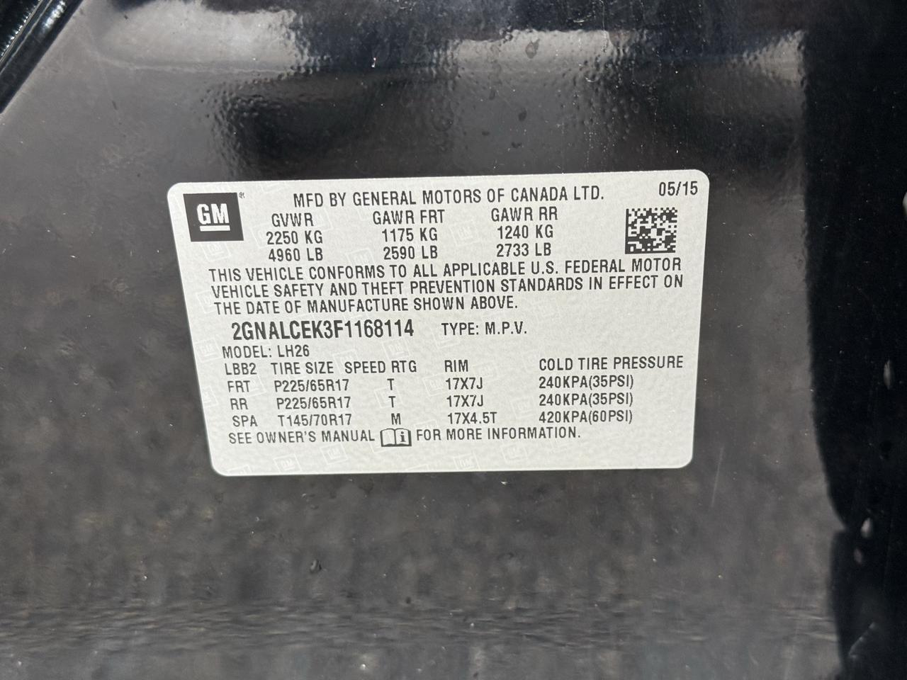 2015 Chevrolet Equinox LT Crestwood KY