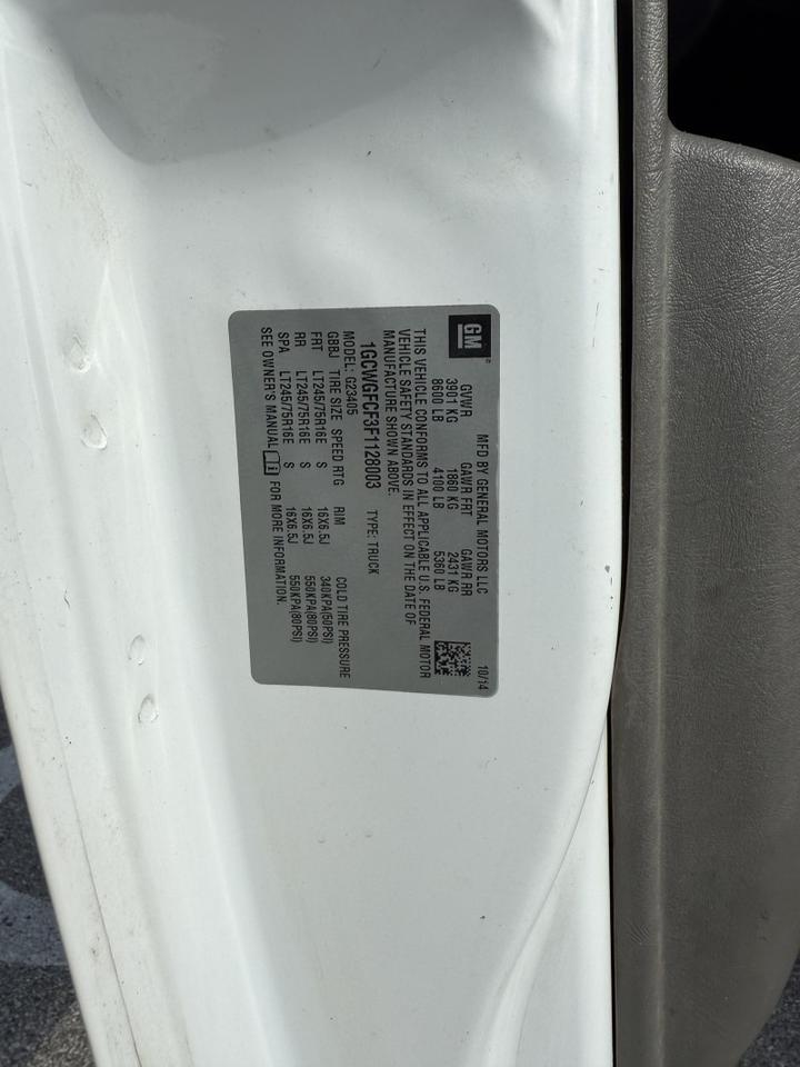 2015 Chevrolet Express 2500 Cargo Van Collinsville OK