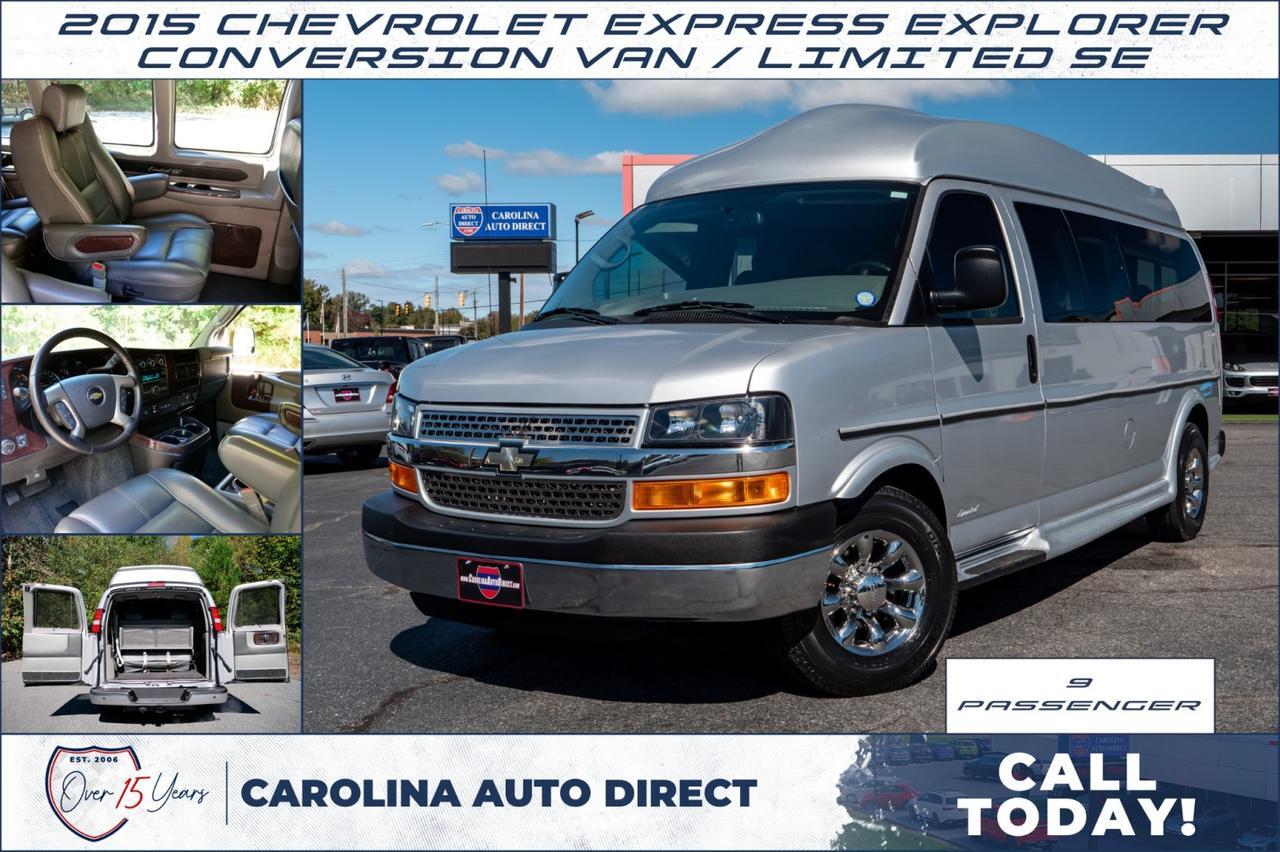 2015 Chevrolet Express Explorer Conversion Van / Limited SE / 9 Passenger! Lincolnton NC