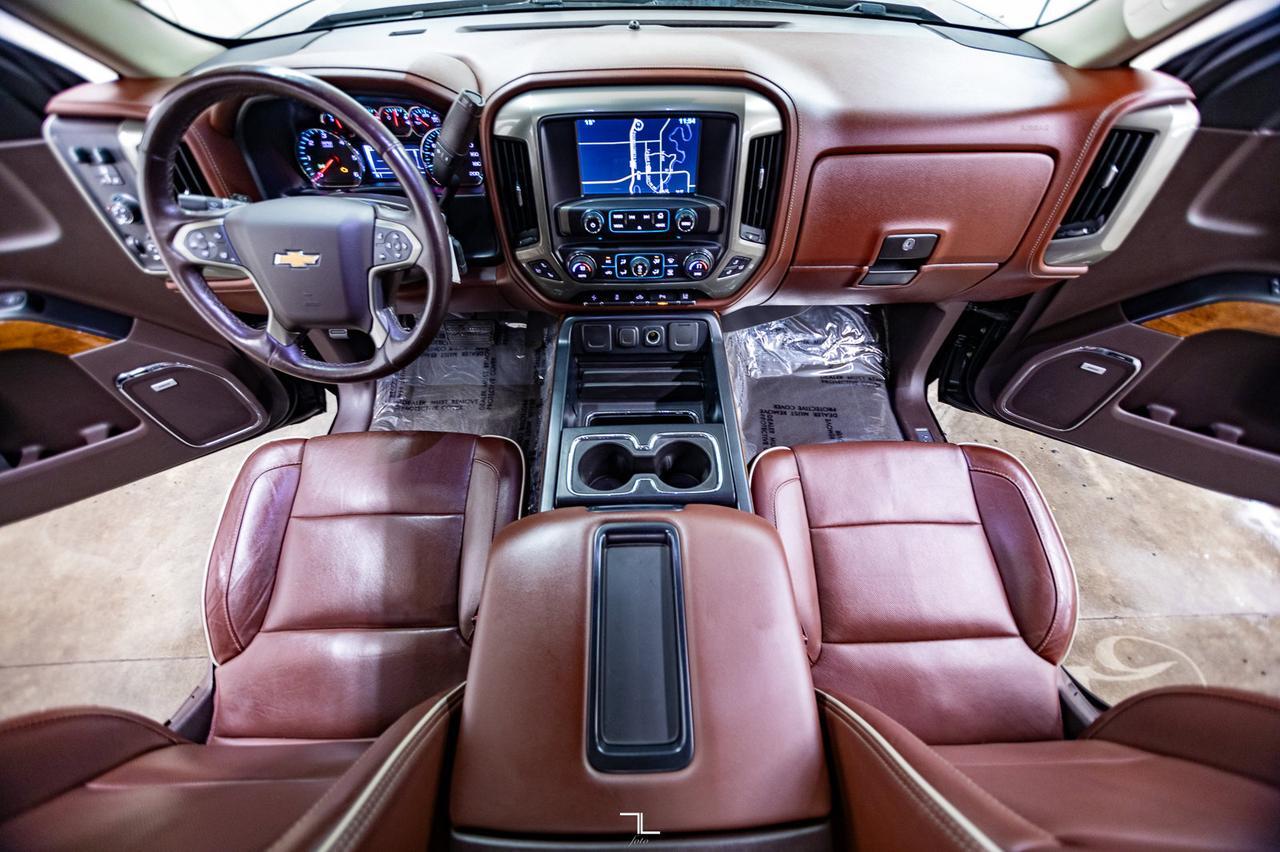 2015 Chevrolet Silverado 1500 4x4 Crew Cab High Country Leather Roof Nav BCam Red Deer AB