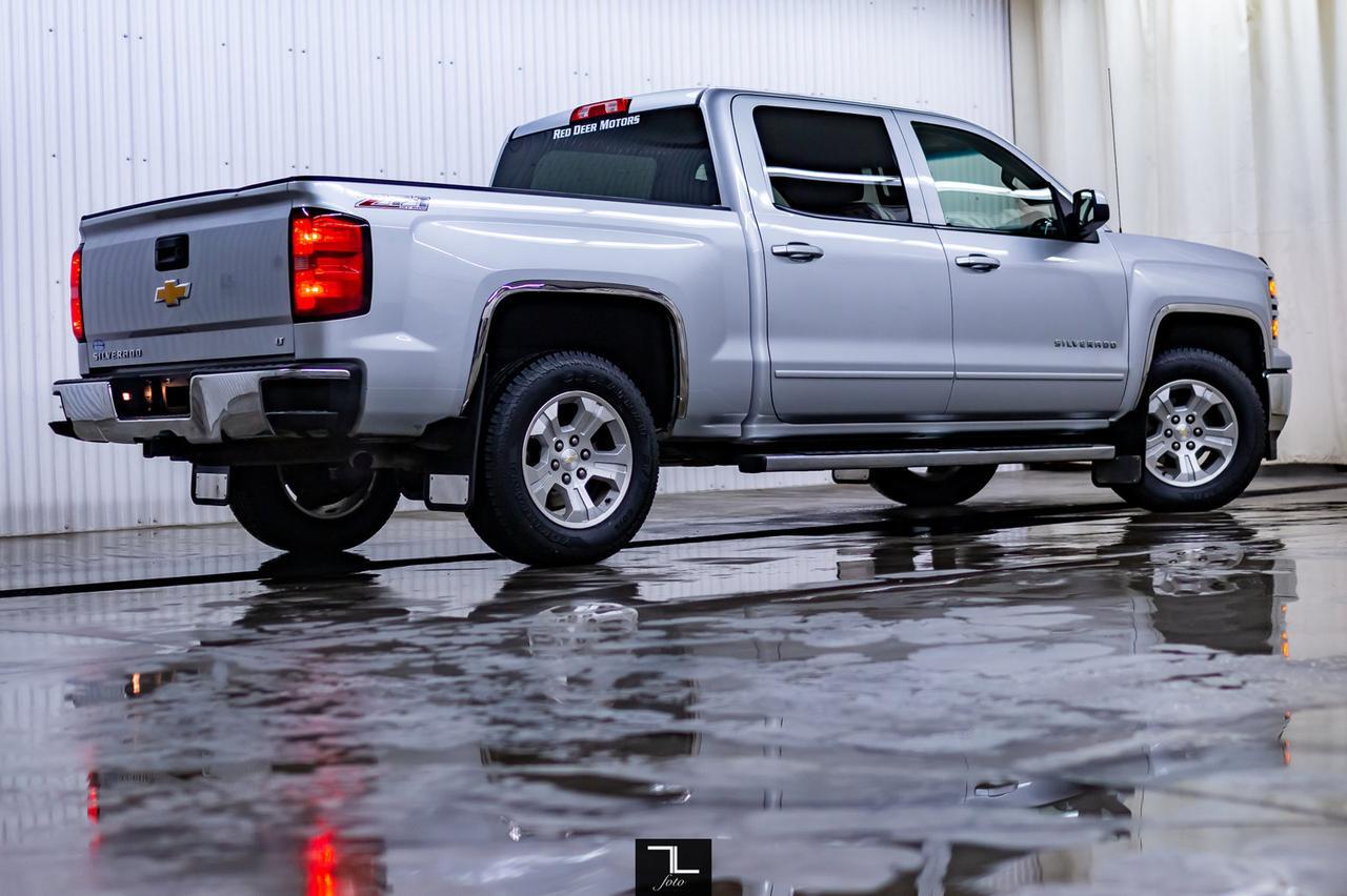 2015 Chevrolet Silverado 1500 4x4 Crew Cab LT Z71 BCam HSeat Red Deer AB
