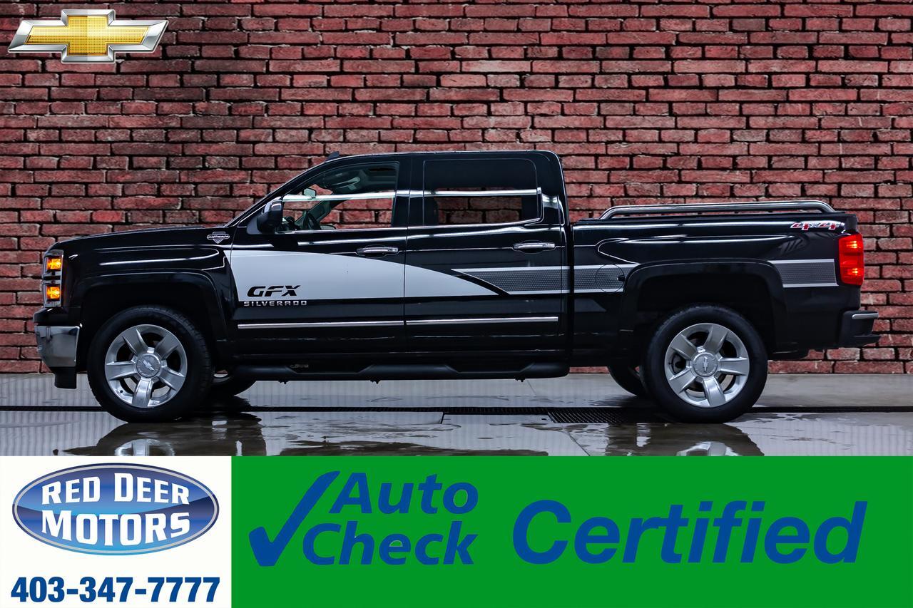 2015 Chevrolet Silverado 1500 4x4 Crew Cab LTZ GFX Ultimate Leather Roof Nav