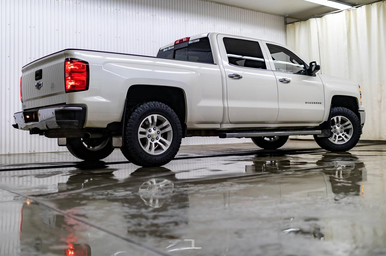 2015 Chevrolet Silverado 1500 4x4 Crew Cab LTZ Leather BCam Red Deer AB