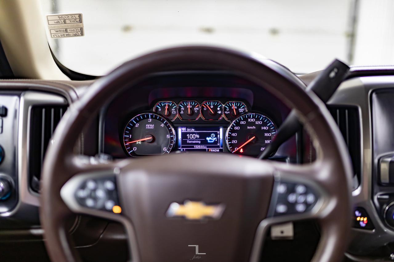 2015 Chevrolet Silverado 1500 4x4 Crew Cab LTZ Leather BCam Red Deer AB