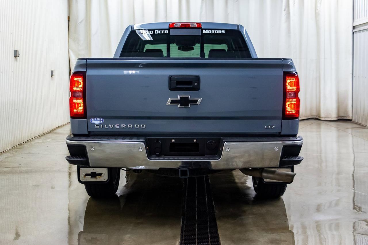 2015 Chevrolet Silverado 1500 4x4 Crew Cab LTZ Z71 Leather Roof Nav Red Deer AB