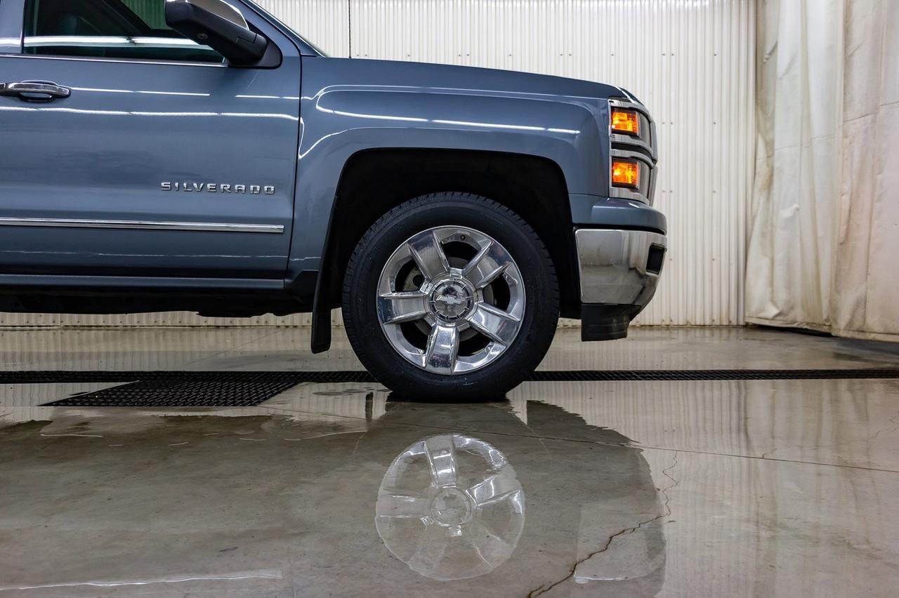 2015 Chevrolet Silverado 1500 4x4 Crew Cab LTZ Z71 Leather Roof Nav Red Deer AB