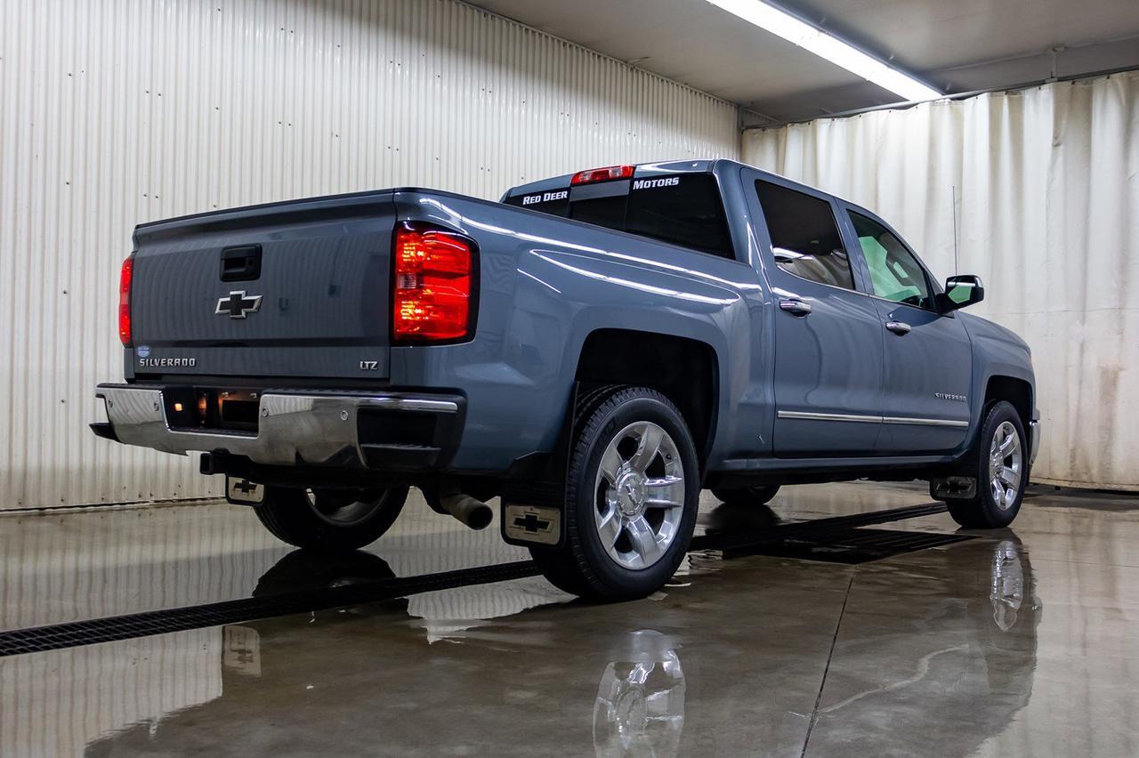 2015 Chevrolet Silverado 1500 4x4 Crew Cab LTZ Z71 Leather Roof Nav Red Deer AB