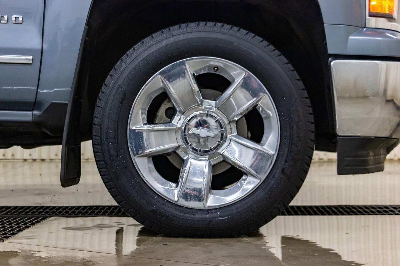 2015 Chevrolet Silverado 1500 4x4 Crew Cab LTZ Z71 Leather Roof Nav Red Deer AB