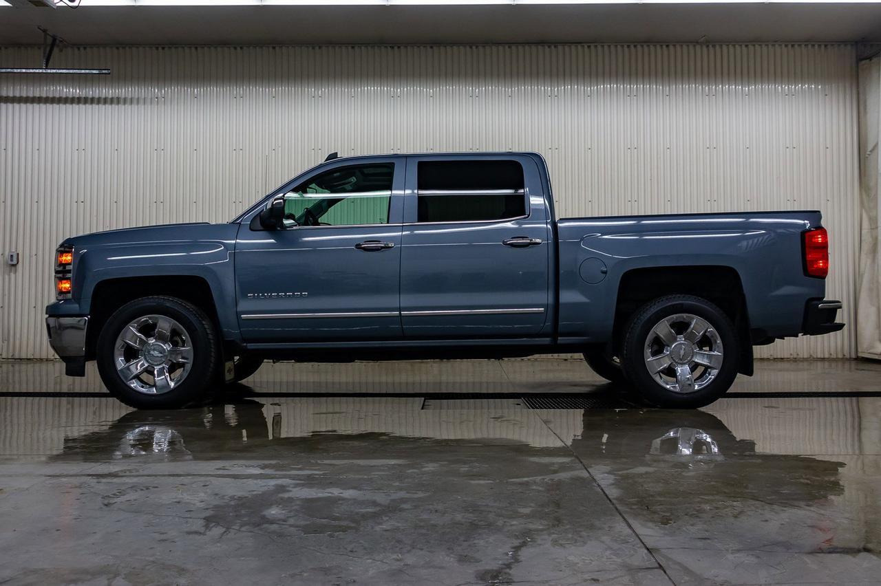 2015 Chevrolet Silverado 1500 4x4 Crew Cab LTZ Z71 Leather Roof Nav Red Deer AB