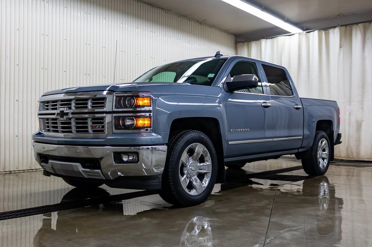 2015 Chevrolet Silverado 1500 4x4 Crew Cab LTZ Z71 Leather Roof Nav Red Deer AB