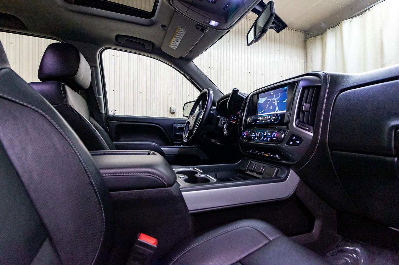 2015 Chevrolet Silverado 1500 4x4 Crew Cab LTZ Z71 Leather Roof Nav Red Deer AB