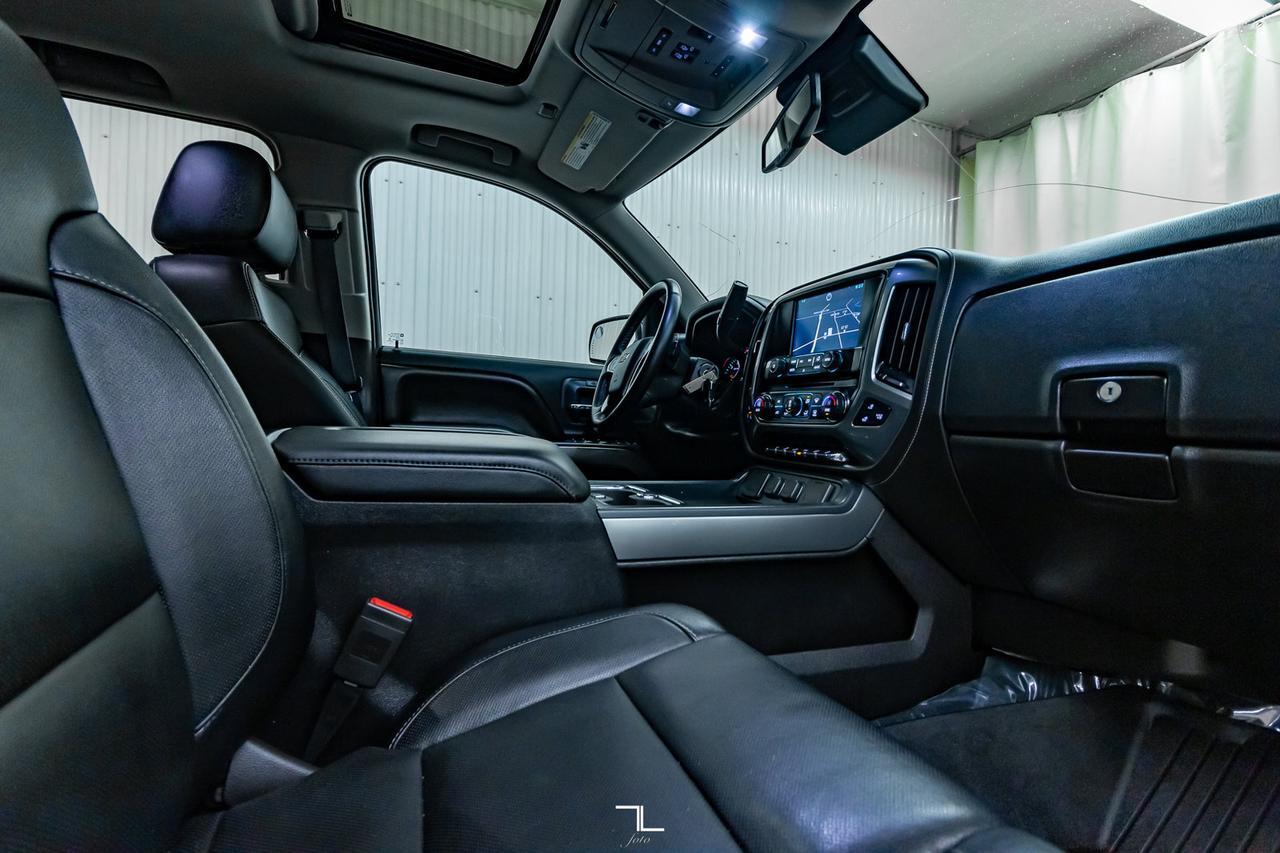2015 Chevrolet Silverado 1500 4x4 Crew Cab LTZ Z71 Leather Roof Nav Red Deer AB