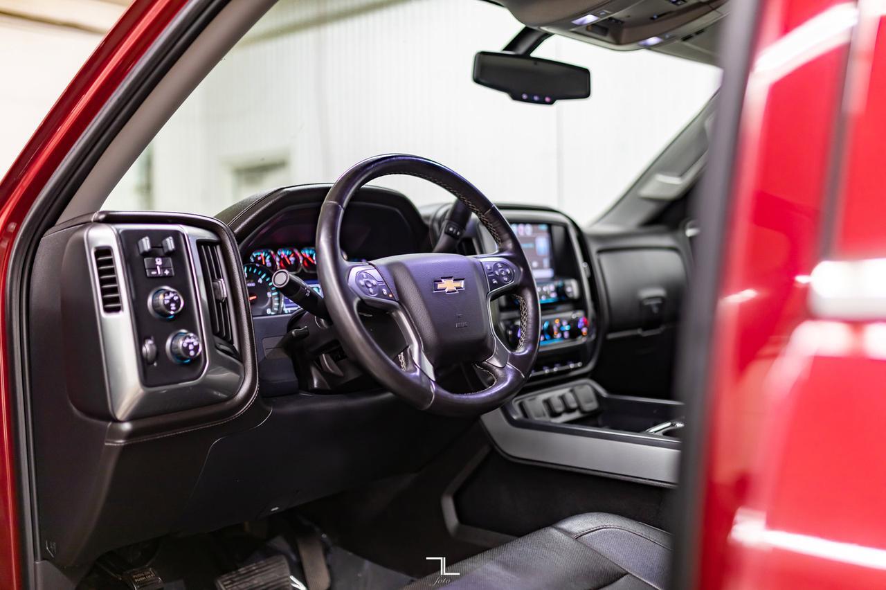 2015 Chevrolet Silverado 1500 4x4 Crew Cab LTZ Z71 Longbox Leather Nav BCam Red Deer AB
