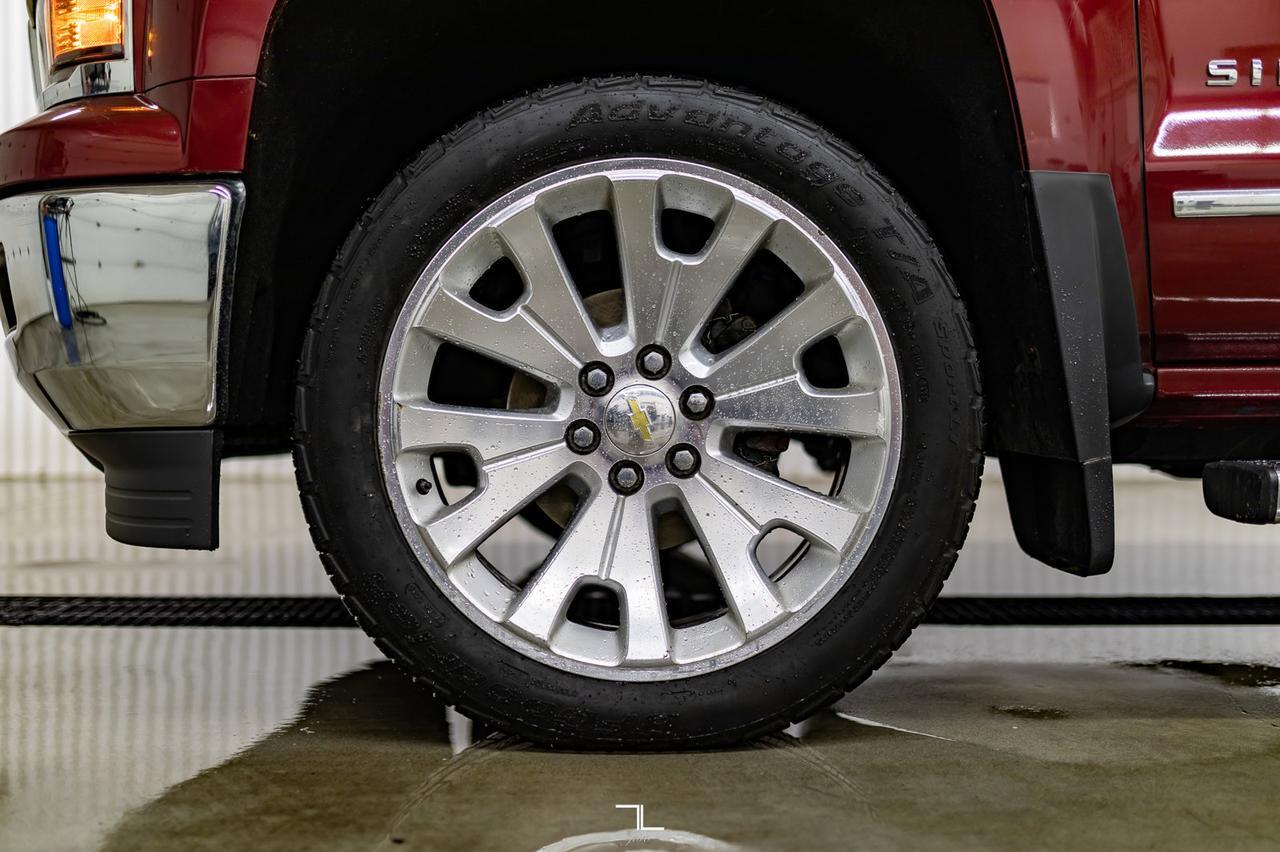 2015 Chevrolet Silverado 1500 4x4 Crew Cab LTZ Z71 Longbox Leather Nav BCam Red Deer AB