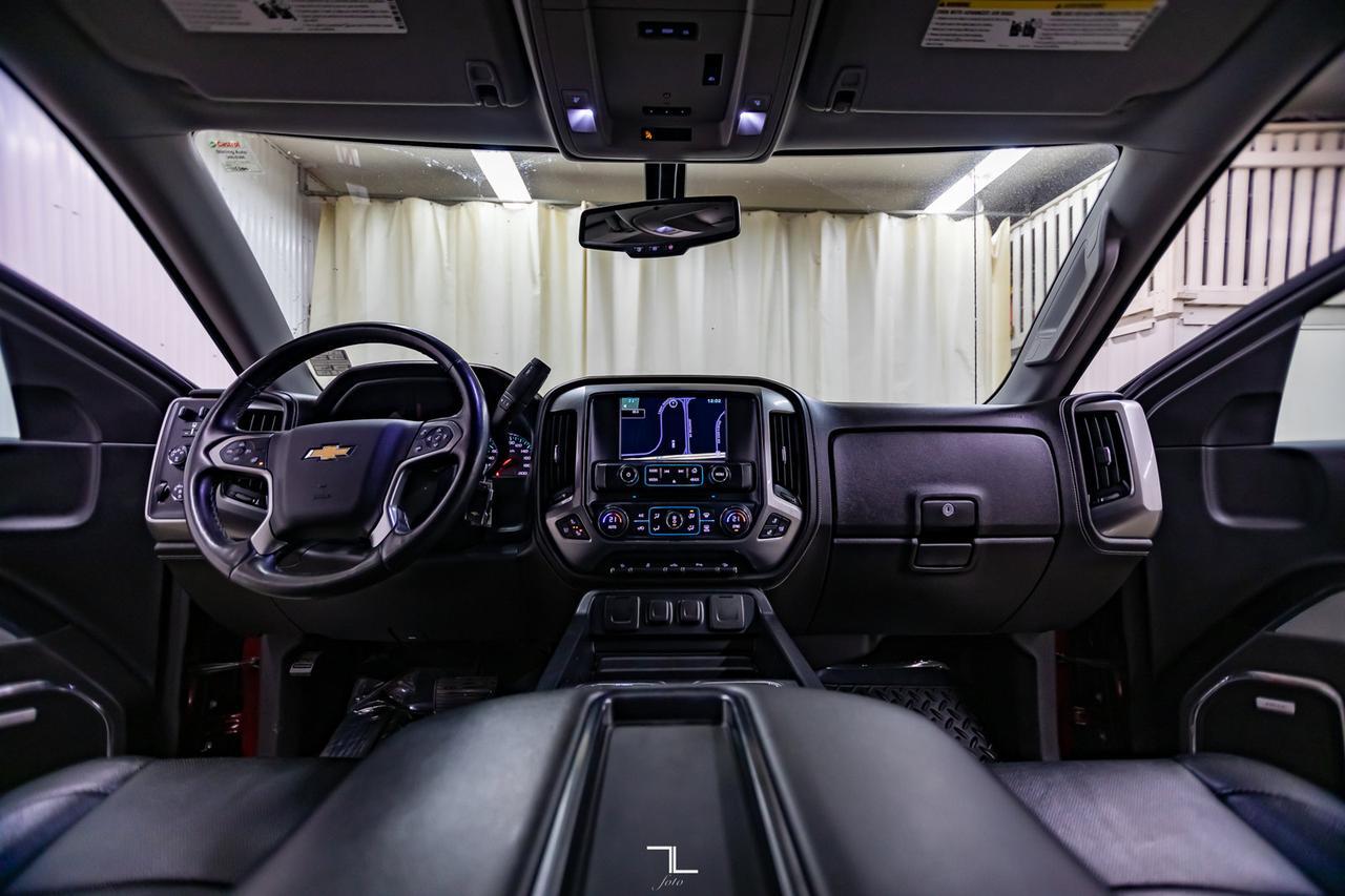 2015 Chevrolet Silverado 1500 4x4 Crew Cab LTZ Z71 Longbox Leather Nav BCam Red Deer AB