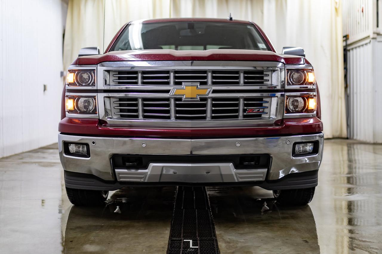 2015 Chevrolet Silverado 1500 4x4 Crew Cab LTZ Z71 Longbox Leather Nav BCam Red Deer AB