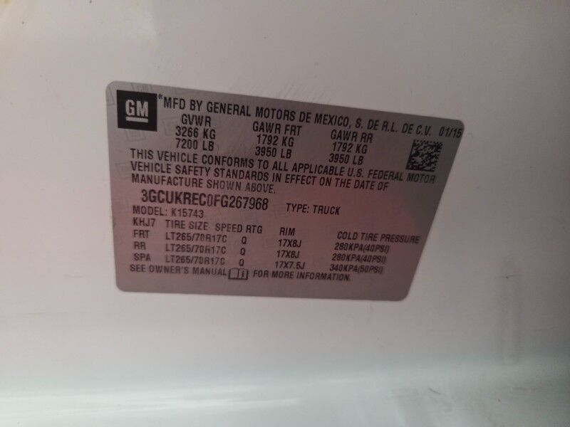 2015 Chevrolet Silverado 1500 LT 4WD 5.3L V8 Backup Camera Nitto Ridge Grappler Tires FREE WARRANTY Arlington TX