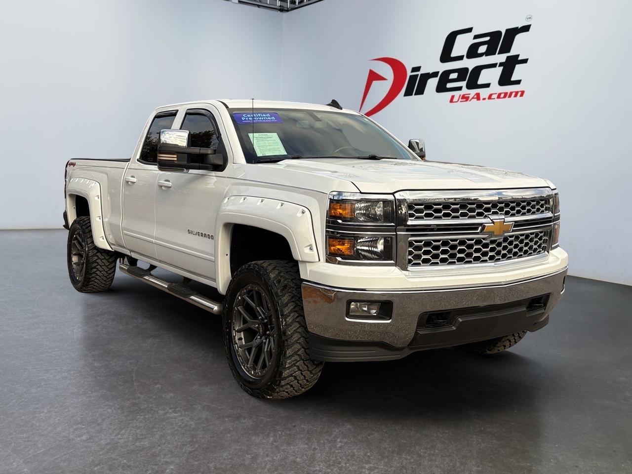 2015 Chevrolet Silverado 1500 LT, RUNNING BOARDS, FENDER FLARES, LIFTED, TOW PACKAGE, BACKUP CAMERA, PARKING SENSORS, REMOTE START, HEATED SEATS, REMOTE START, NAVIGATION, LOW MILES, CLEAN CARFAX, TEST DRIVE THIS TRUCK TODAY!