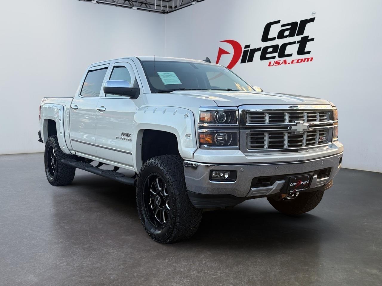 2015 Chevrolet Silverado 1500 LTZ, LIFTED, RUNNING BOARDS, TOW PACKAGE, REMOTE START, POWER REAR SLIDING WINDOW, HEATED SEATS, NAVIGATION, POWER REAR SLIDING WINDOW, LOW MILES, PERFECT TRUCK FOR YOU! Virginia Beach VA