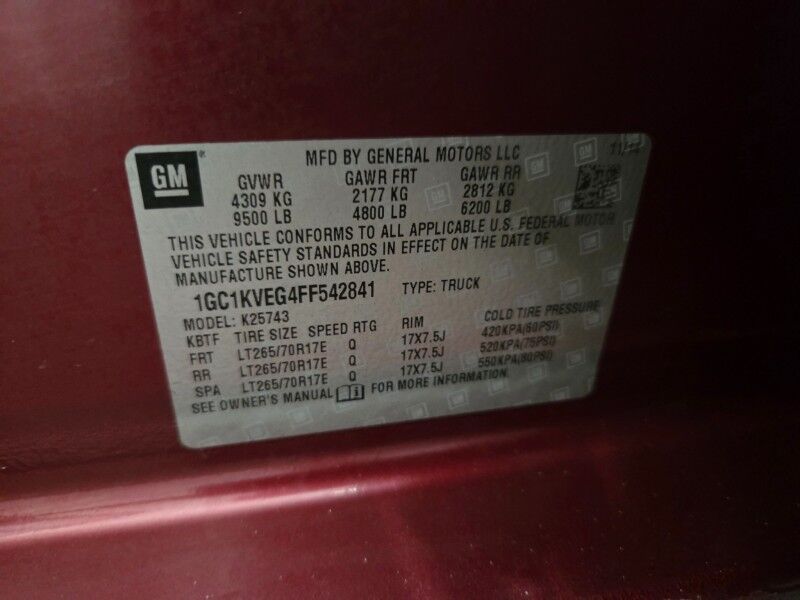 2015 Chevrolet Silverado 2500 4WD 6.0L V8 Backup Camera Bedliner Tool Box FREE WARRANTY Call (682)587-6288 Arlington TX