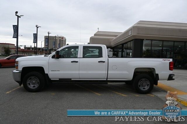 2015 Chevrolet Silverado 2500HD / 4X4 / Crew Cab / Duramax / Power Driver's Seat / Power Windows, Locks & Mirrors / Bluetooth / Cruise Control / Running Boards / Block Heater / Bed Liner / Tow Pkg / Only 59K Miles / 1-Owner Anchorage AK