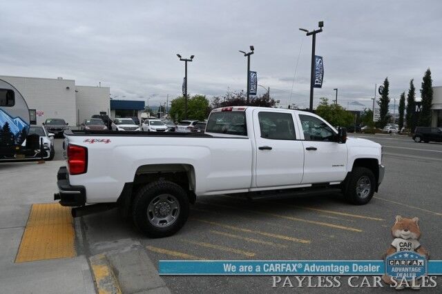 2015 Chevrolet Silverado 2500HD / 4X4 / Crew Cab / Duramax / Power Driver's Seat / Power Windows, Locks & Mirrors / Bluetooth / Cruise Control / Running Boards / Block Heater / Bed Liner / Tow Pkg / Only 59K Miles / 1-Owner Anchorage AK
