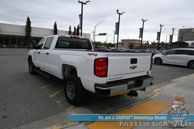 2015 Chevrolet Silverado 2500HD / 4X4 / Crew Cab / Duramax / Power Driver's Seat / Power Windows, Locks & Mirrors / Bluetooth / Cruise Control / Running Boards / Block Heater / Bed Liner / Tow Pkg / Only 59K Miles / 1-Owner Anchorage AK