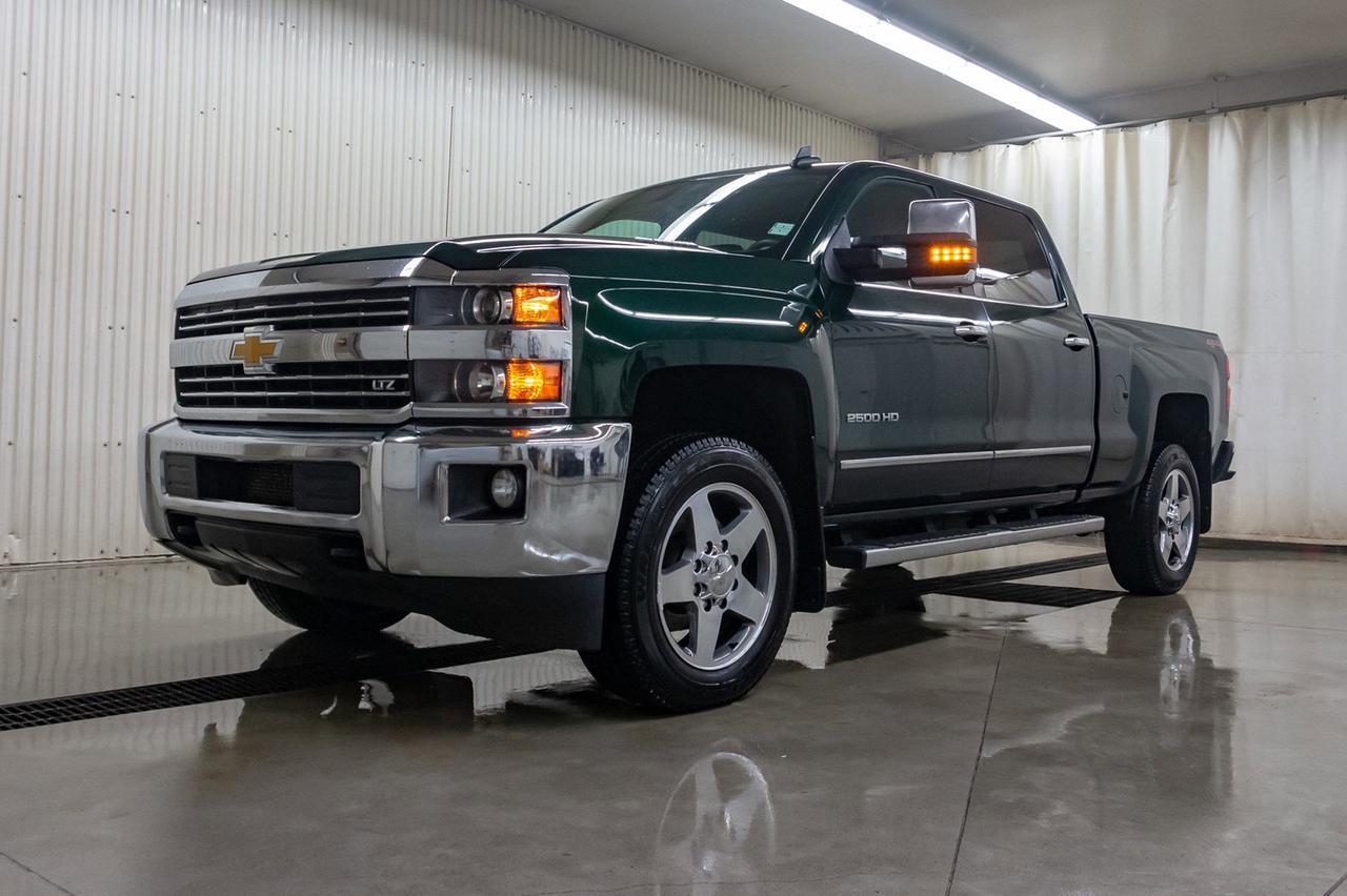 2015 Chevrolet Silverado 2500HD 4x4 Crew Cab LTZ Diesel Leather BCam Red Deer AB