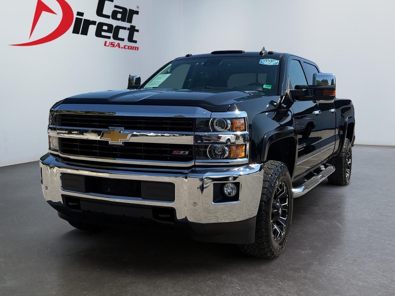 2015 Chevrolet Silverado 2500HD Built After Aug 14 LTZ, RUNNING BOARDS, TOW PACKAGE, SUNROOF, BED LINER, HEATED & VENITLATED SEATS, NAVIGATION, CUSTOM FUEL WHEELS, LOW MILEAGE, ONLY 1 OWNER, CLEAN CARFAX, COME TEST DRIVE THIS TRUCK TODAY! Virginia Beach VA