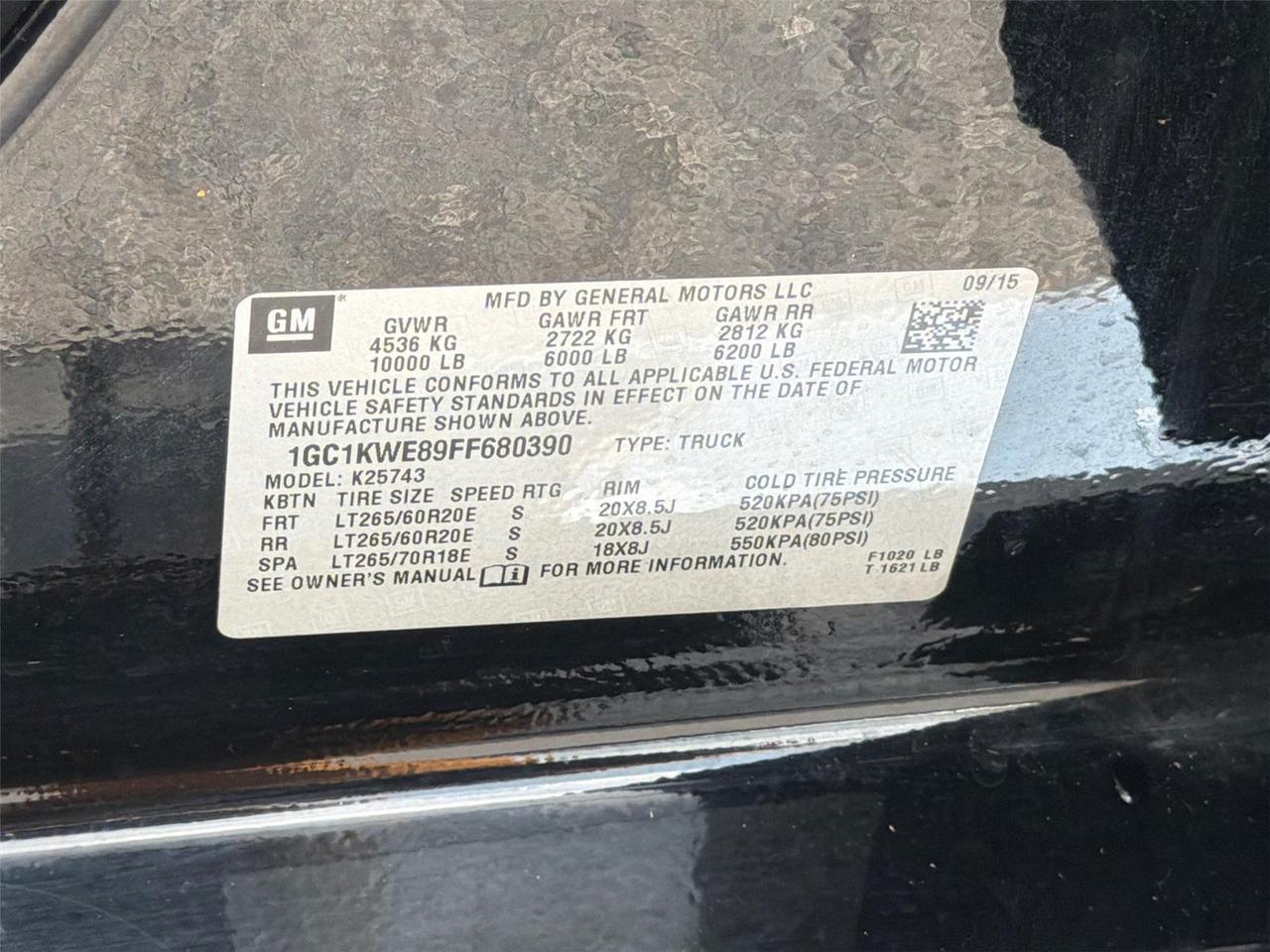 2015 Chevrolet Silverado 2500HD Built After Aug 14 LTZ Hagerstown MD