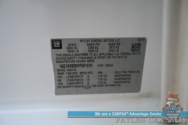 2015 Chevrolet Silverado 2500HD LT / 4X4 / AutoStart / 6.6L Duramax Diesel / Power & Heated Seats / Bluetooth / Backup Camera / Cruise Control / Keyless Entry / Bed Liner / Block Heater / Tow Pkg / Only 44K Miles / 1-Owner Anchorage AK 2015 Chevrolet Silverado 2500HD LT / 4X4 / AutoStart / 6.6L Duramax Diesel / Power & Heated Seats / Bluetooth / Backup Camera / Cruise Control / Keyless Entry / Bed Liner / Block Heater / Tow Pkg / Only 44K Miles / 1-Owner Anchorage AK