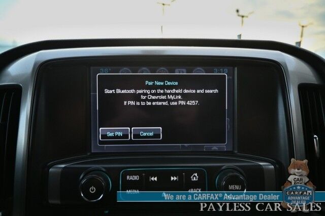 2015 Chevrolet Silverado 2500HD LT / 4X4 / Crew Cab / AutoStart / 6.6L Duramax Diesel / Power & Heated Cloth Seats / Bluetooth / Backup Camera / Cruise Control / Keyless Entry / Bed Liner / Block Heater / Tow Pkg / Only 44K Miles / 1-Owner Anchorage AK