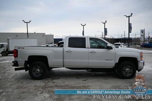 2015 Chevrolet Silverado 2500HD LT / 4X4 / Crew Cab / AutoStart / 6.6L Duramax Diesel / Power & Heated Cloth Seats / Bluetooth / Backup Camera / Cruise Control / Keyless Entry / Bed Liner / Block Heater / Tow Pkg / Only 44K Miles / 1-Owner Anchorage AK