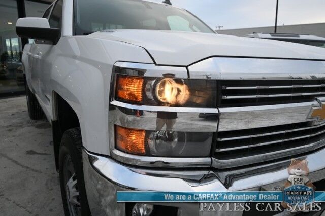 2015 Chevrolet Silverado 2500HD LT / 4X4 / Crew Cab / AutoStart / 6.6L Duramax Diesel / Power & Heated Cloth Seats / Bluetooth / Backup Camera / Cruise Control / Keyless Entry / Bed Liner / Block Heater / Tow Pkg / Only 44K Miles / 1-Owner Anchorage AK