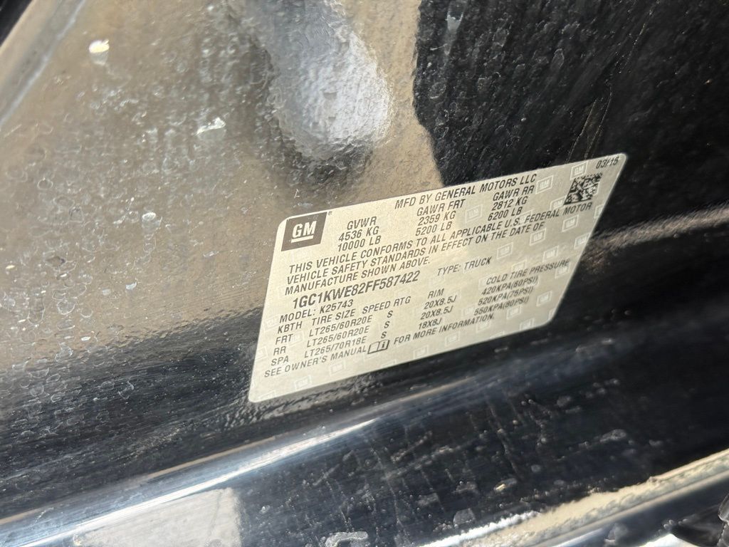 2015 Chevrolet Silverado 2500HD LTZ Crestwood KY