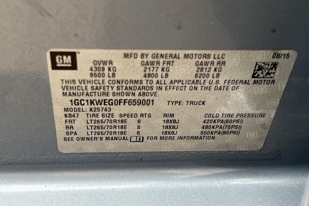 2015 Chevrolet Silverado 2500HD LTZ Fruitland ID