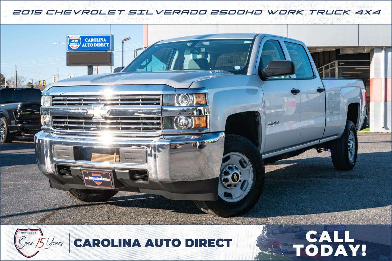 2015 Chevrolet Silverado 2500HD Work Truck 4X4 / Duramax 6.6L V8 / ALLISON!